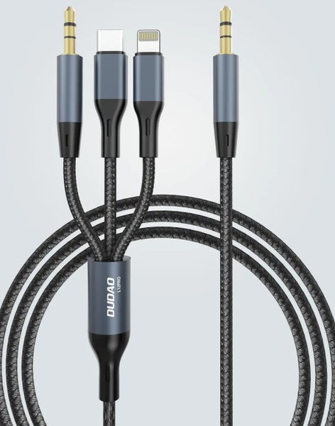 3 in 1 Car Aux Cable, 3 in 1 Headset Audio Cord Car Stereo Aux Cable Carousel 1