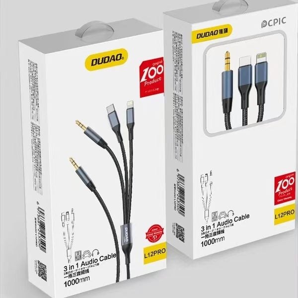 3 in 1 Car Aux Cable, 3 in 1 Headset Audio Cord Car Stereo Aux Cable Carousel 2