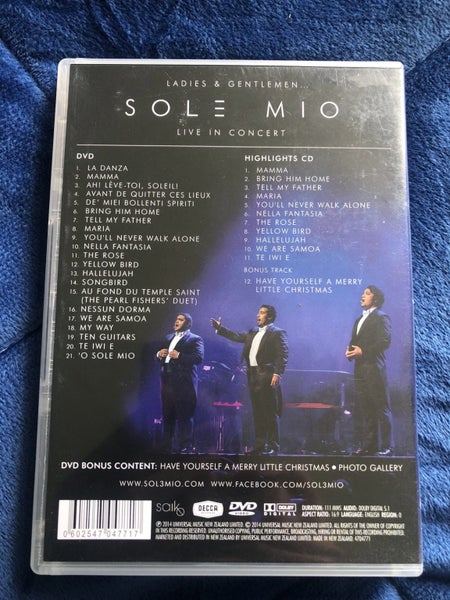 “Sole Mio: Live In Concert.” Carousel 2