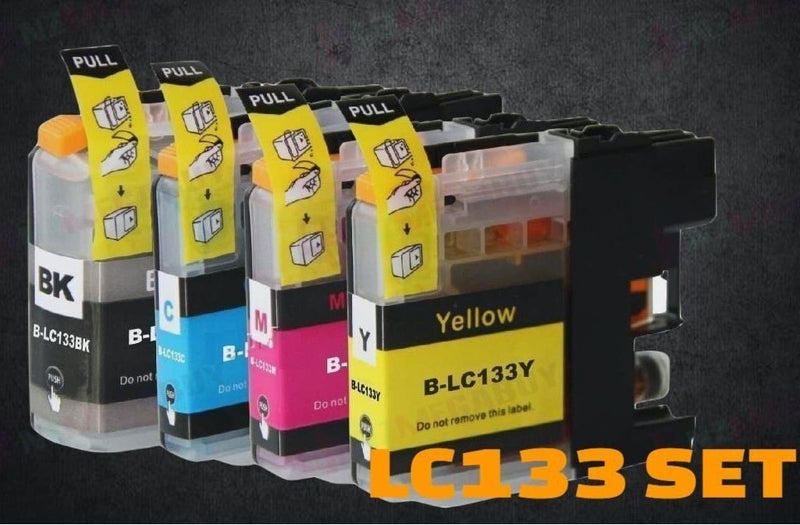 PTN NEW Compatible Brother LC133 LC131 LC135 Ink Cartridges full set Carousel 1