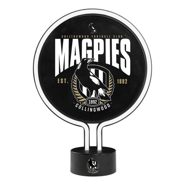 Collingwood Magpies AFL Team NEON Light up Sign Carousel 1