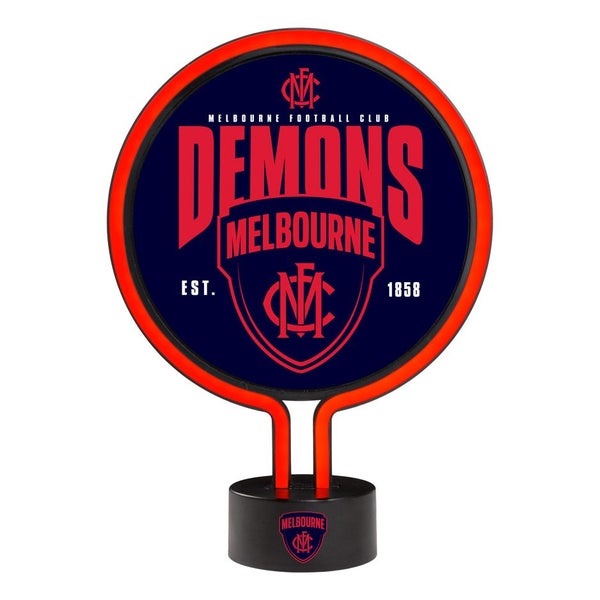 Melbourne Demons AFL Team NEON Light up Sign Carousel 1