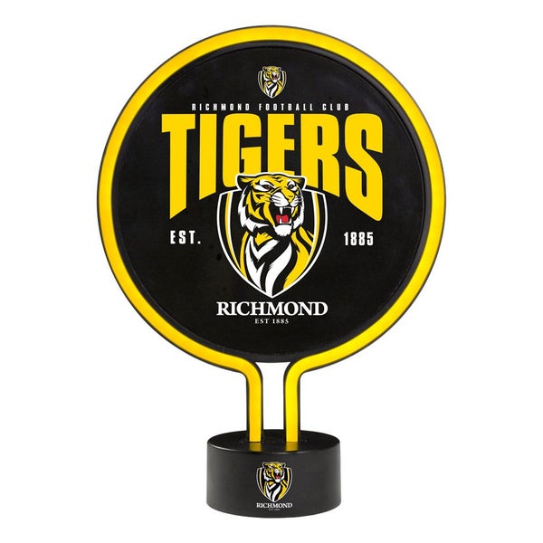 Richmond Tigers AFL Team NEON Light up Sign Carousel 1