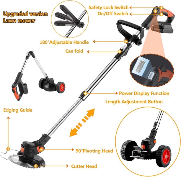 Lawn Mower Cordless Grass Trimmer Carousel 2