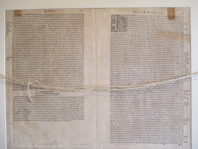 SCOTTISH 17 CENTURY MILITARY MAP. GOOD FRAME Carousel 5