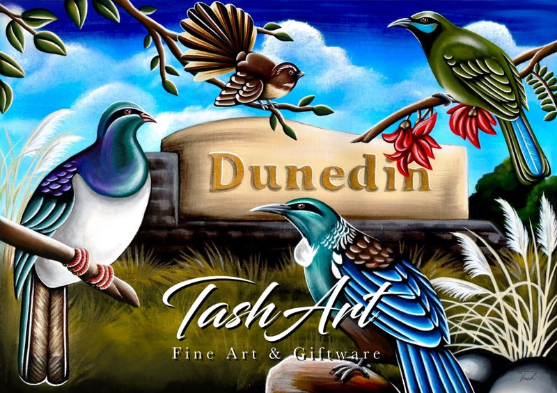 A4 ART PRINT ~ Wild Dunedin Carousel 1