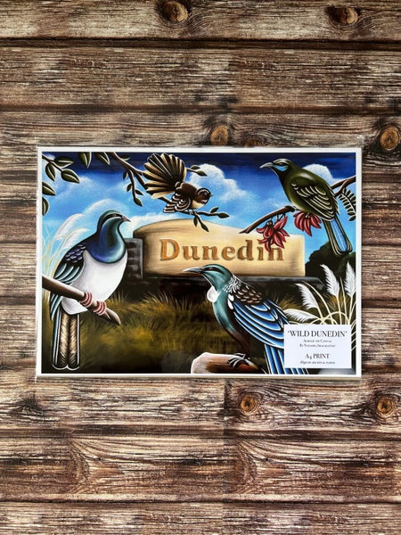 A4 ART PRINT ~ Wild Dunedin Carousel 3