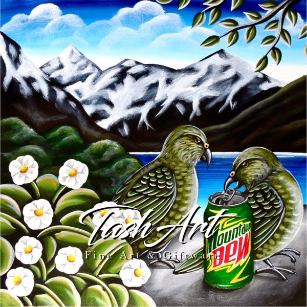 8x8 ART PRINT ~ Mountain Dew Carousel 1