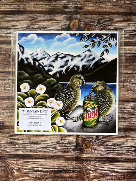 8x8 ART PRINT ~ Mountain Dew Carousel 2