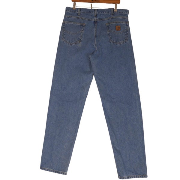 Carhartt Relaxed Fit Blue Denim Jeans 38 x 34 Carousel 1