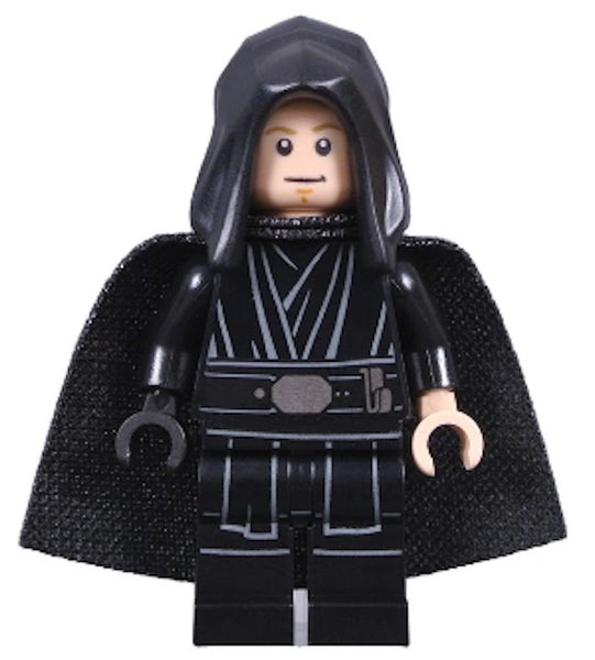 Lego Star Wars - Luke Skywalker, Jedi Master (Black Hood and Cape)(SW1191) Carousel 1