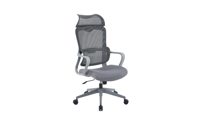 WELLS High Back Office Chair (Grey) Carousel 1