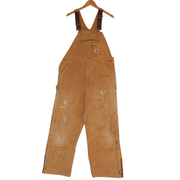 Carhartt Duck Canvas Overalls Dungarees 40 x 30 Carousel 1