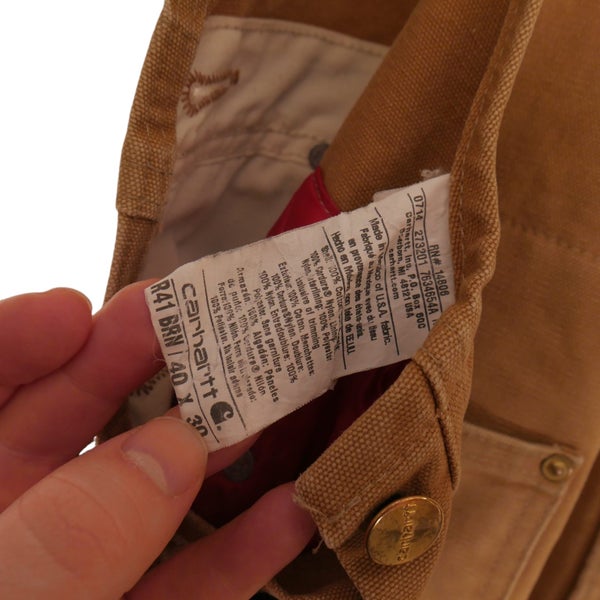 Carhartt Duck Canvas Overalls Dungarees 40 x 30 Carousel 9