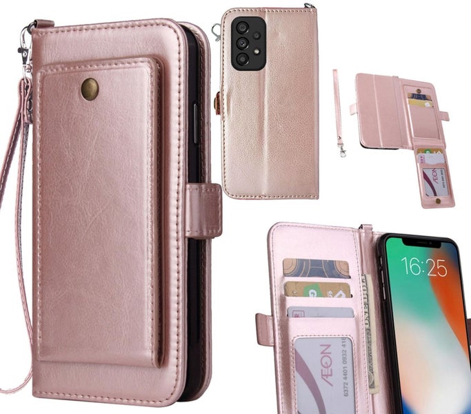 Samsung Galaxy A53 5G Case Retro Leather Wallet Case Carousel 1