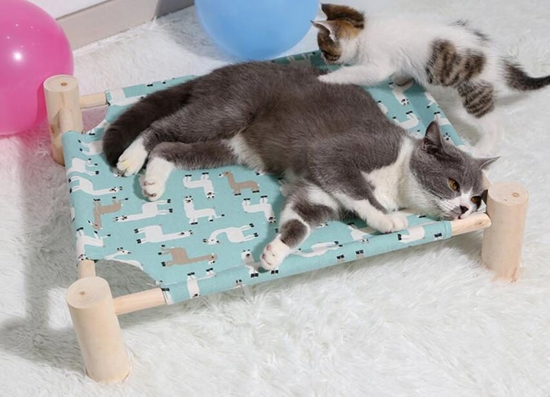 Wood Frame Cat Sleep Hammock Carousel 2
