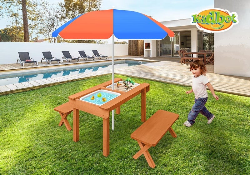 Kids Sand and Water Table Picnic Chairs Carousel 2