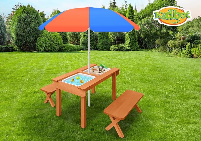 Kids Sand and Water Table Picnic Chairs Carousel 1