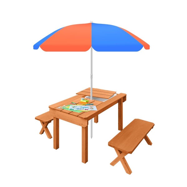 Kids Sand and Water Table Picnic Chairs Carousel 12