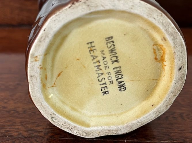 Vintage Beswick England Monk Decanter And Glasses Carousel 9