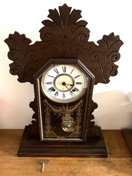 Ansonia functional Mantle clock. Carousel 2