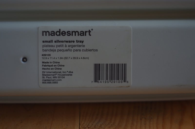 *CUTLERY UTENSIL TRAY - 'MADESMART' CUTLERY 5 COMPARTMENT - NON SLIP; $1 RESERVE Carousel 2