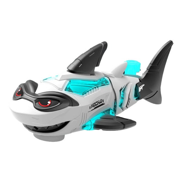 Electric Sharks Simulation Light Music Swinging Universal Mechanical Sharks Carousel 2