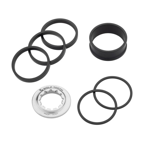 Wolf Tooth Single Speed Spacer Kit With Lockring Carousel 1