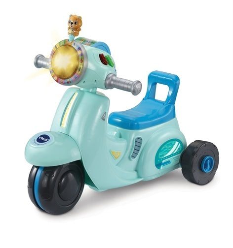 Vtech: 2-In-1 Ride & Balance Scooter - Teal Carousel 1
