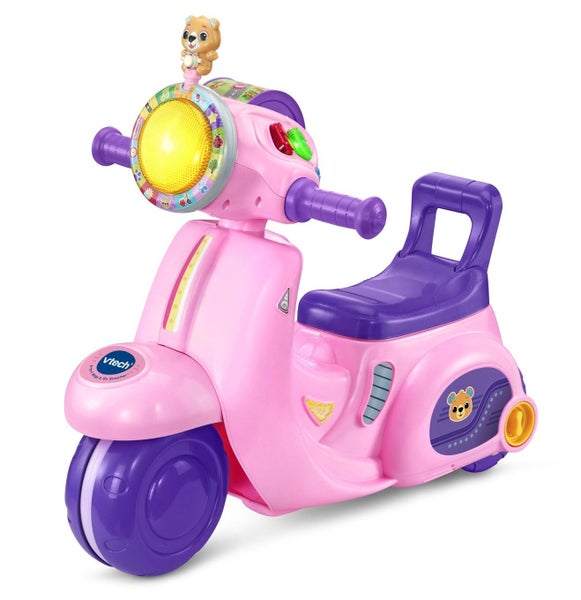 Vtech: 2-In-1 Ride & Balance Scooter - Pink Carousel 1