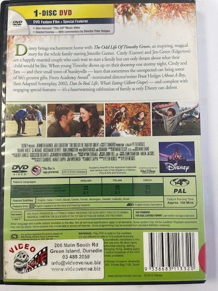 The Odd Life of Timothy Green (Disney) Carousel 2