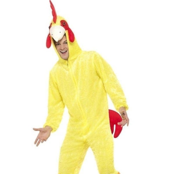 Chicken Costume Adult Yellow Carousel 1