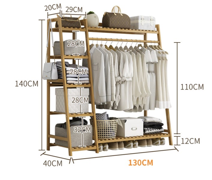 Floor Clothes Hanger Household Standing Carousel 2