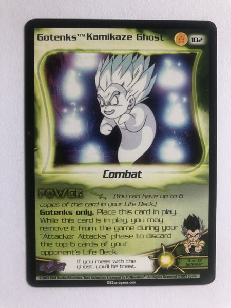 #102 - Gotenks Kamikaze Ghost - Fusion Saga - 5 Star UNLIMITED Carousel 1