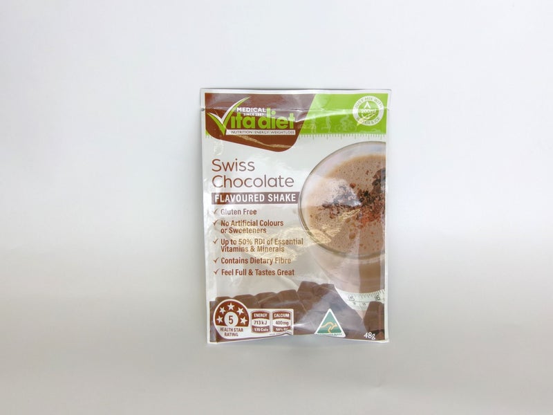 Vita Diet Shake Single Sachet Swiss Chocolate 48g Carousel 1