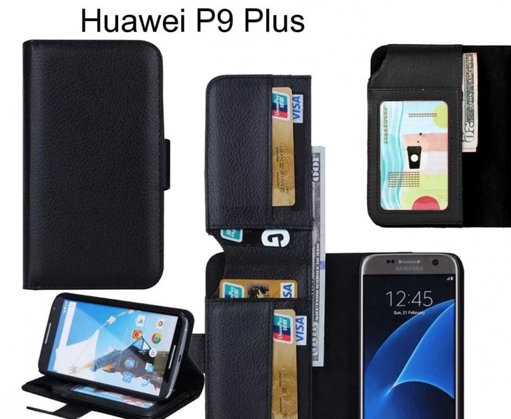 Huawei P9 Plus case Leather Wallet Case Cover Carousel 1
