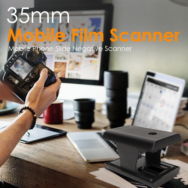 Mobile Film Scanner,35mm Slide & Negative Scanner,Supports App Editing Sharing Carousel 2