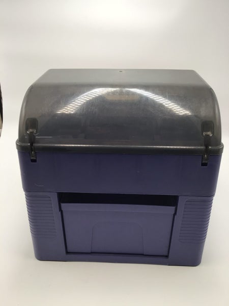 * RARE Genuine OEM Nintendo Gamecube Storage Rack + Drawer Indigo/Spice Orange *62863869066626113
