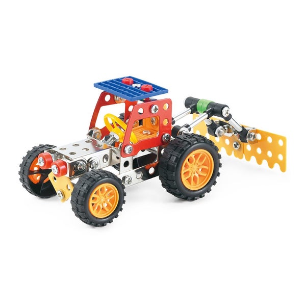 132pc Construct IT DIY Tractor Truck Toy w Tools STEM Build Assembly Kit Kids 8+ Carousel 2