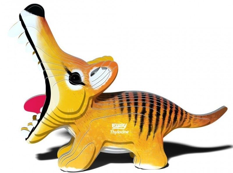 Eugy: Tasmanian Tiger - 3D Paper Model Carousel 2