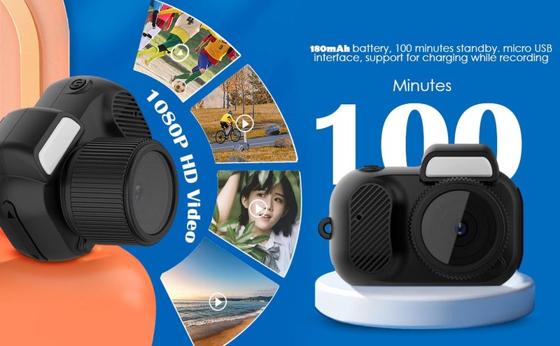 Mini Keychain Camera 1080P 2MP Mini Thumb Sized Camera Keychain Micro Video Came Carousel 2
