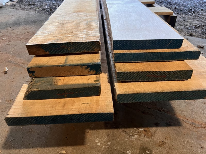 American Hard Maple - FAS - 175-290mm x 26-28mm x 2450mm - Rough Sawn - 0.10m3 Carousel 2
