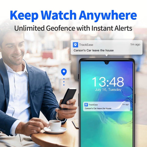 GPS Tracker for Vehicles No Monthly Fee No Subscription,4G,Trip History,GeoFence Carousel 10