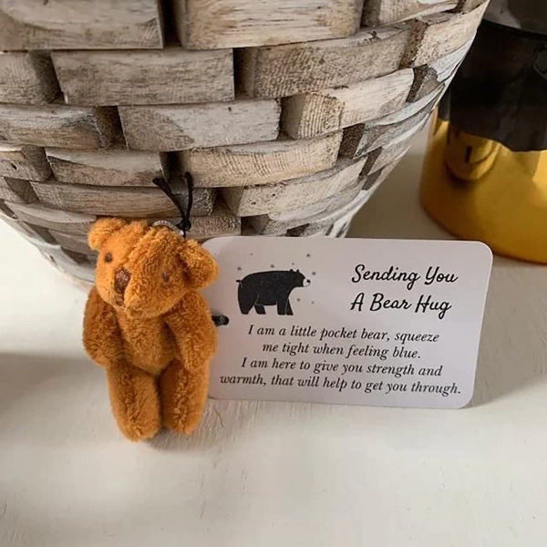 A Little Pocket Bear Hug Envelop Sending You a Bear Hug Carousel 2