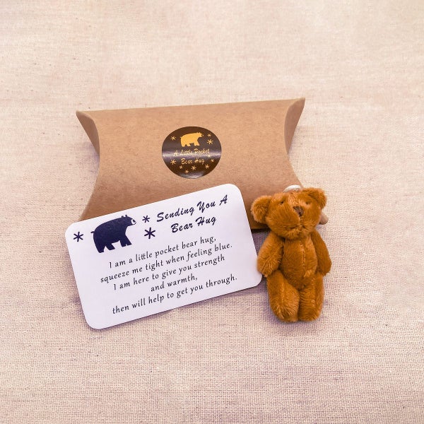 A Little Pocket Bear Hug Envelop Sending You a Bear Hug Carousel 4