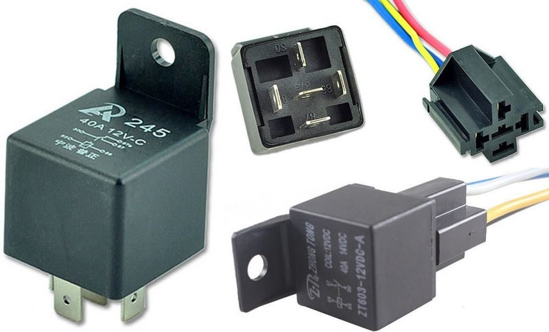 5 pin 40A 12v Socket Base + Relay. Highest Quality. Professional Product Carousel 1