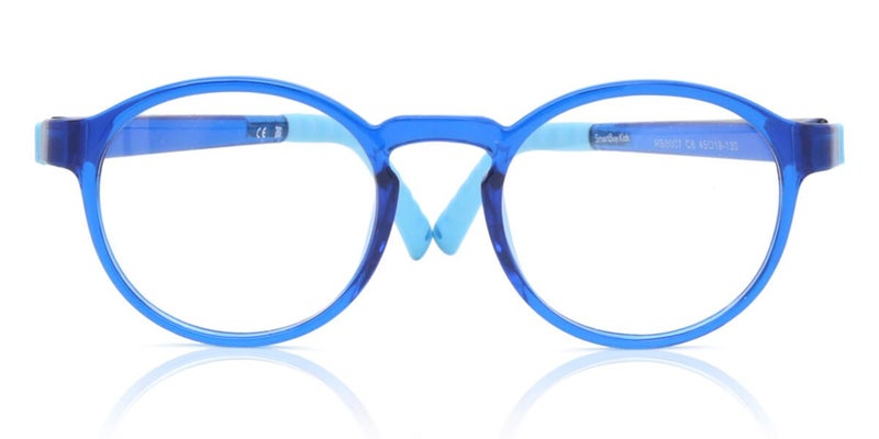 Full Rim Oval Transparent Blue SmartBuy Kids Bubbles RB8007 C6 45 Fashion Kids Carousel 1