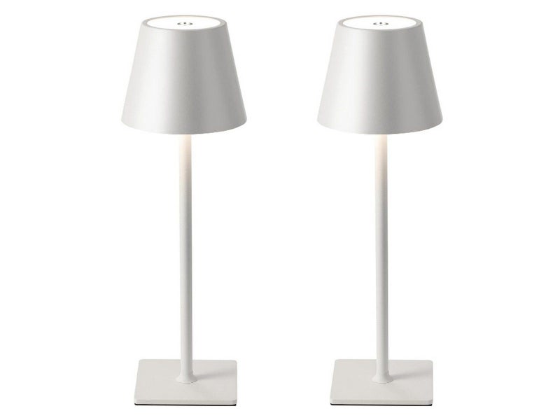 2 X Rechargeable Table Lamp 3 Color Cordless LED Table Lamp Desk Lamps White Carousel 1