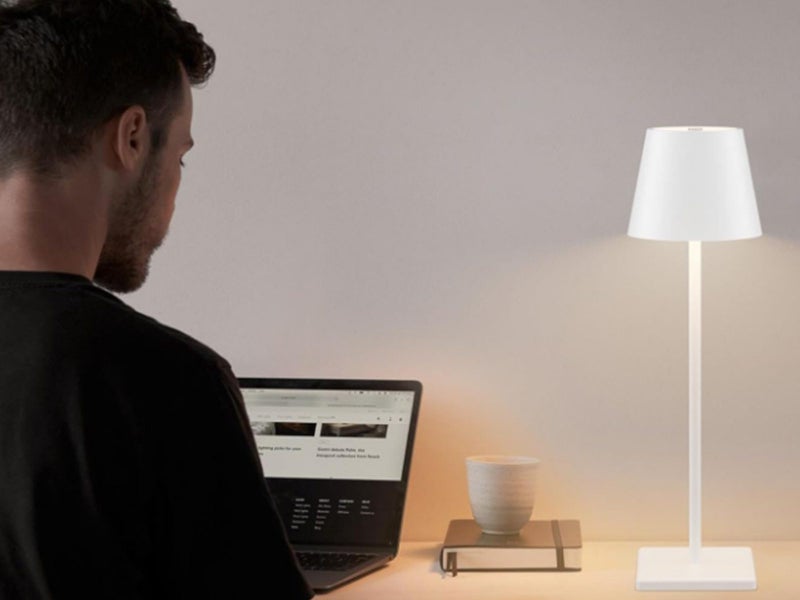 2 X Rechargeable Table Lamp 3 Color Cordless LED Table Lamp Desk Lamps White Carousel 7