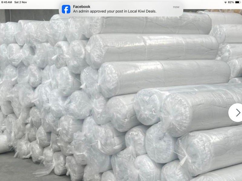 Polyester NON TOXIC Underfloor Insulation R2 at 500 or 650 mm 15m2 coverage Carousel 9
